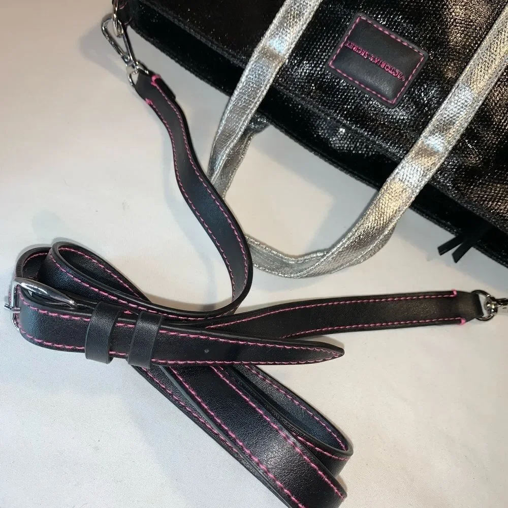 NEW Victoria’s Secret Coated Canvas Satchel
